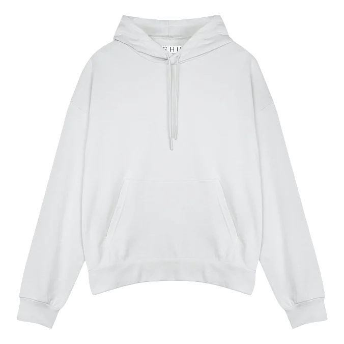 Толстовка свободная SHU светло-серая