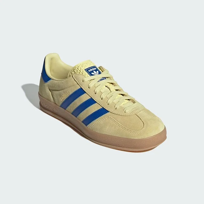 Кроссовки adidas Originals Gazelle Indoor Powder Yellow/Royal Blue/Cloud White