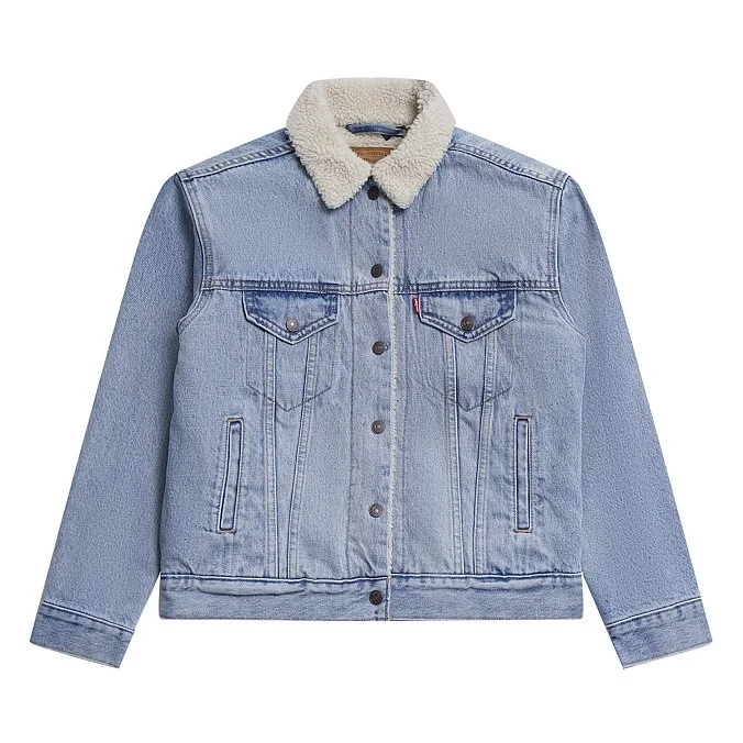 Куртка джинсовая женская Levi's Ex-Boyfriend Sherpa Trucker Jacket