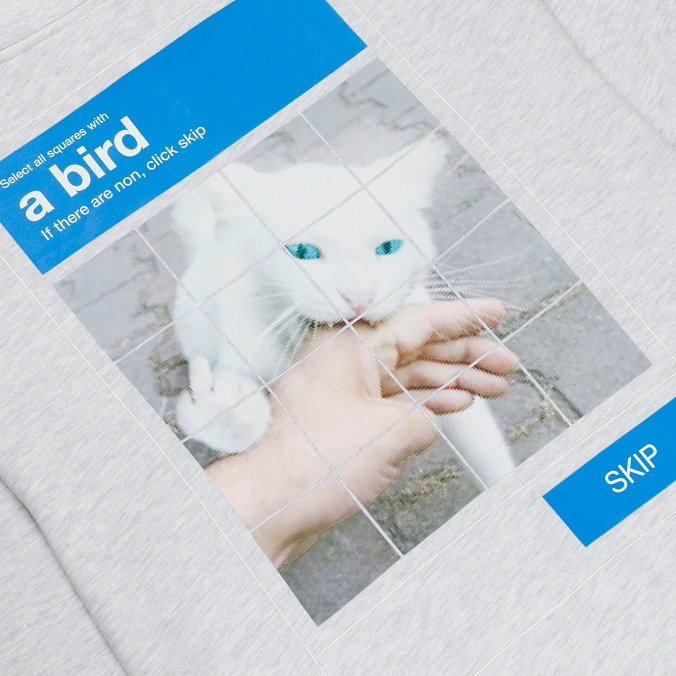 Толстовка RIPNDIP A Bird Hoodie Ash Heather