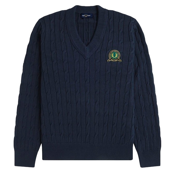 Свитер Fred Perry Tennis Badge Cable Knit Jumper