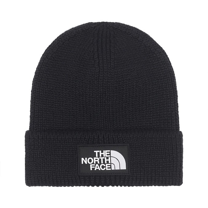 Шапка The North Face TNF Logo Box Cuffed Beanie TNF Black