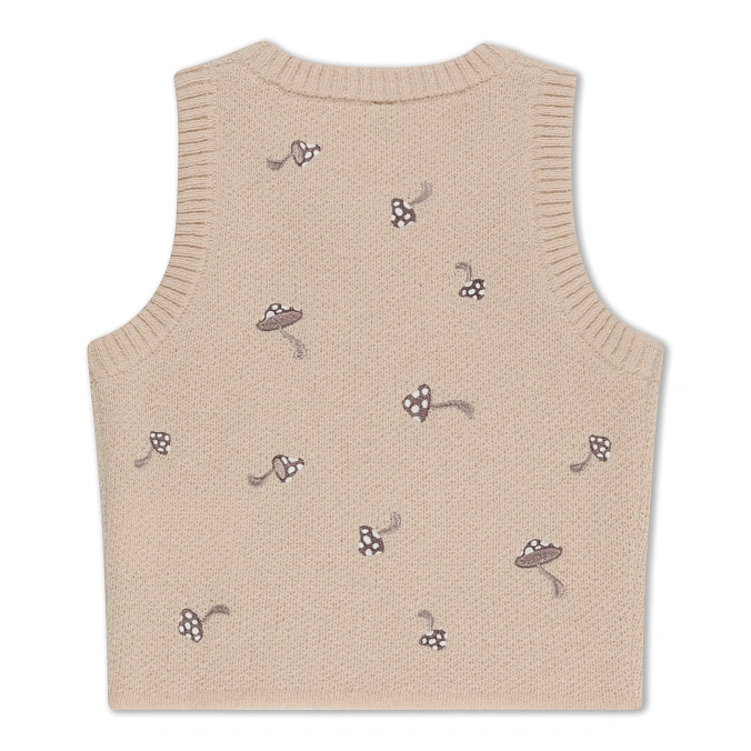 Кроп-топ женский RIPNDIP Euphoria Knit Crop Top Off White