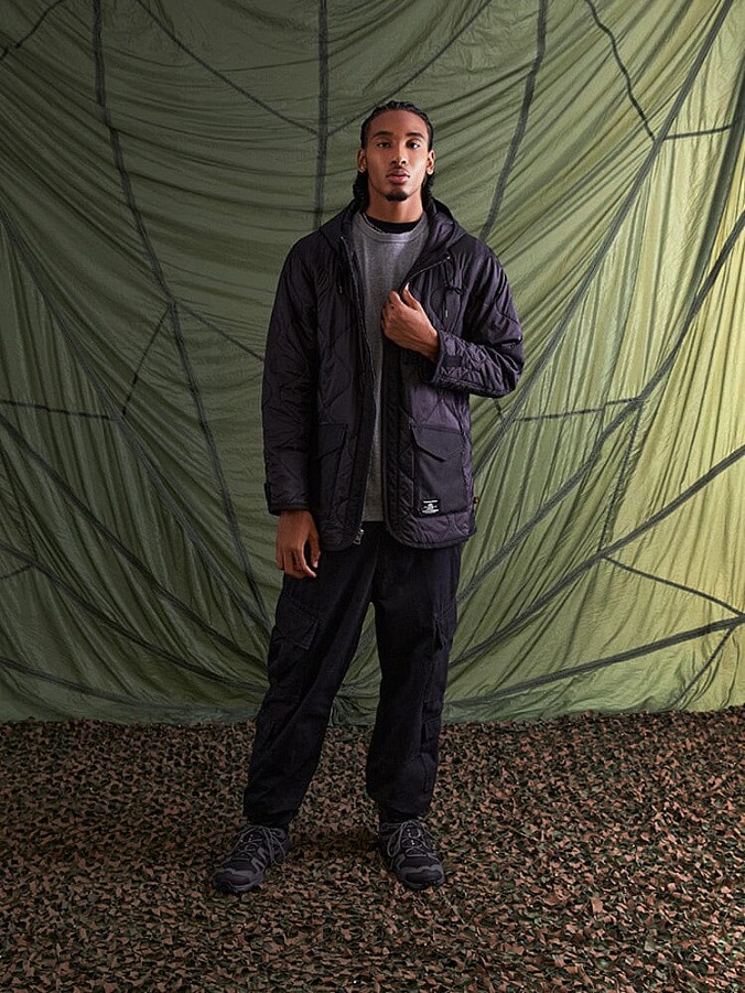 Лайнер подстежка Alpha Industries Quilted Fishtail Liner Black